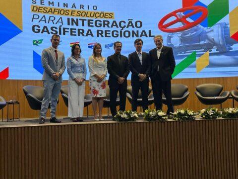 Presidente da SCGÁS Otmar Müller no Seminário Nacional