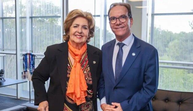 Senadora Ivete da Silveira e Presidente do Sebrae Nacional - Projeto SuperMEI