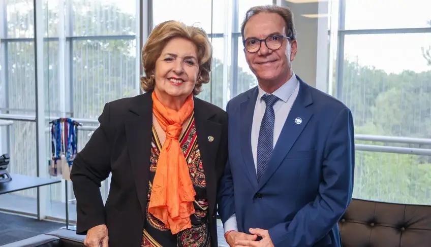Senadora Ivete da Silveira e Presidente do Sebrae Nacional - Projeto SuperMEI