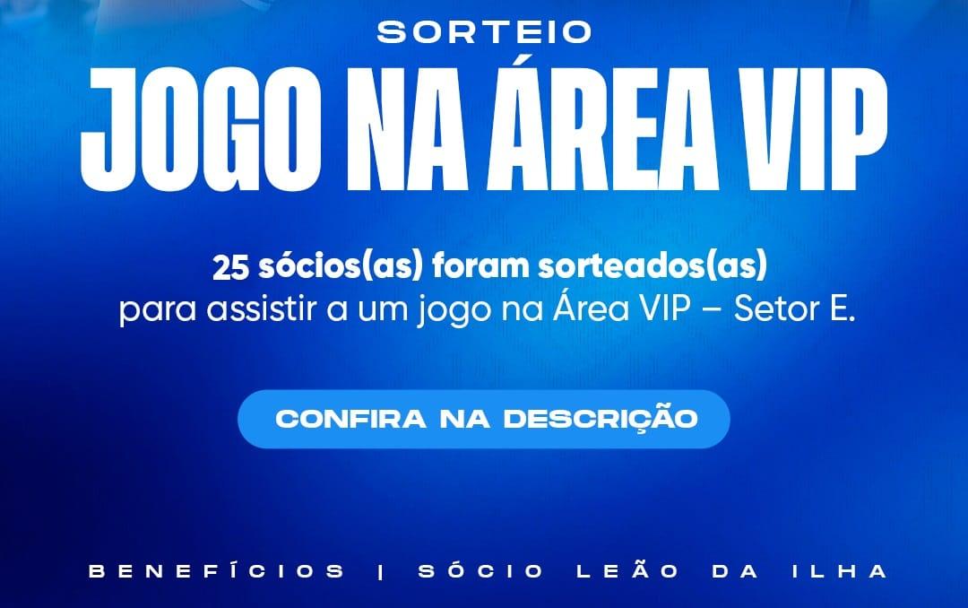 Sorteio de sócios antecipantes da anuidade 2025 para a área VIP E