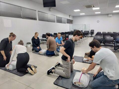 Treinamento de servidores do TJSC para situações de emergência