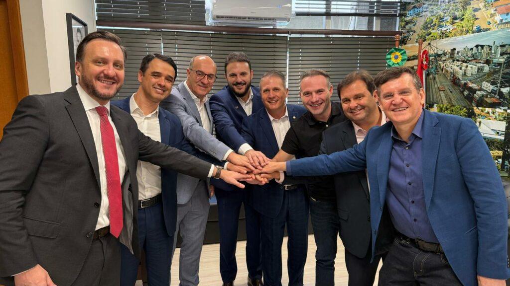Imagem representativa da Federação União Progressista e MDB na política catarinense