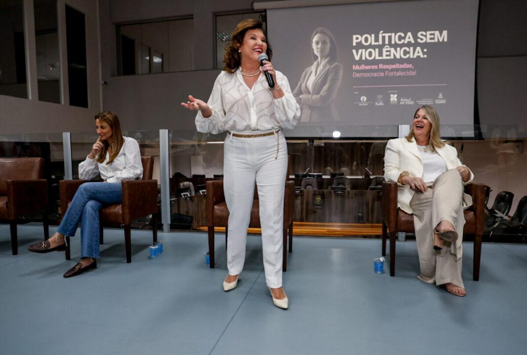 Vice-governadora Marilisa Boehm participa do lançamento da campanha Política sem Violência em Balneário Camboriú