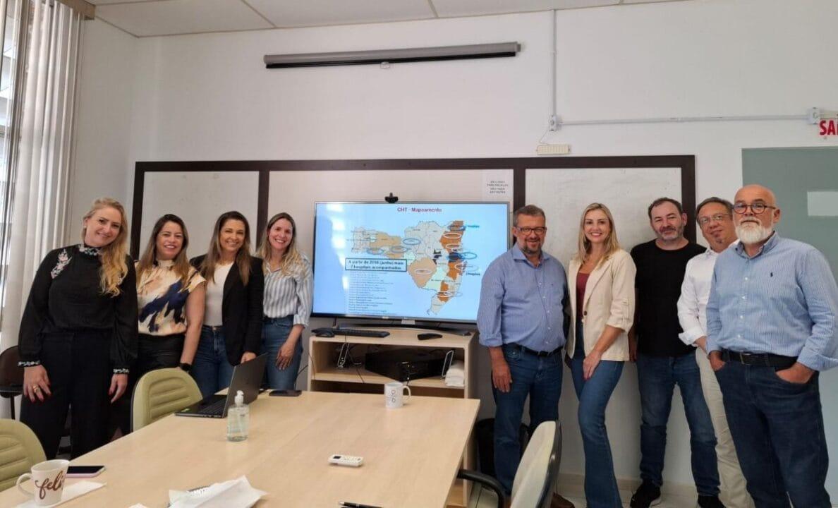 Visita técnica da Secretaria de Saúde do RS em SC Transplantes