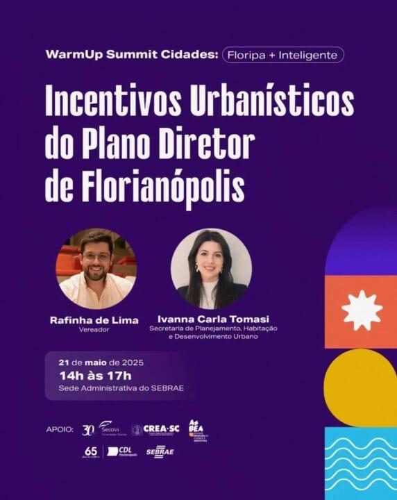 Evento Warm Up Summit Cidades: Floripa + Inteligente