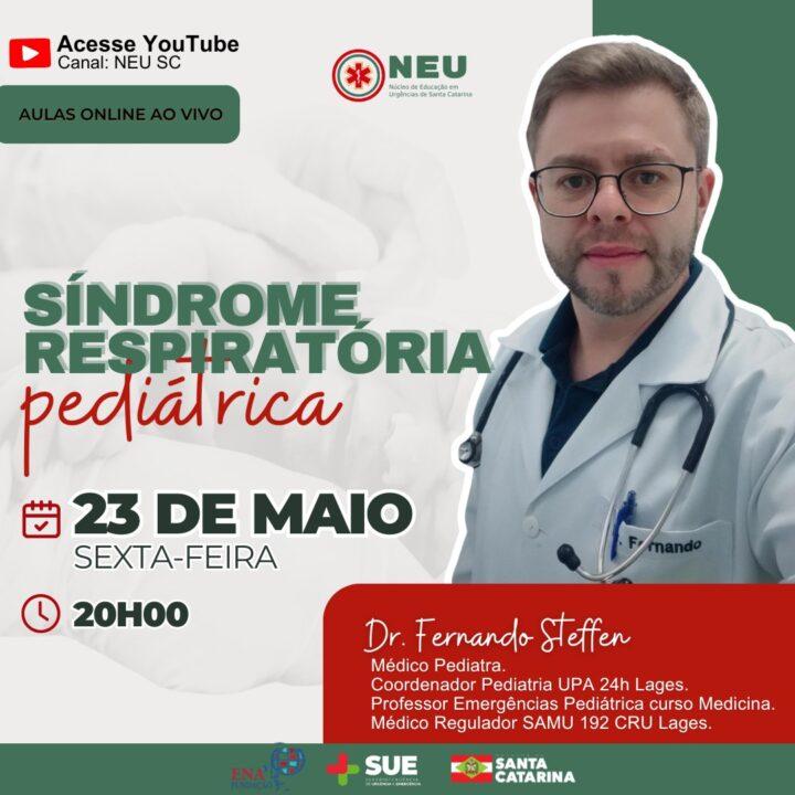 Webaula sobre Síndromes Respiratórias Pediátricas