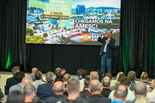 Governador Jorginho Mello anuncia investimentos na Amesc