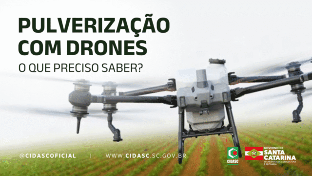 Pulverização com drones na agricultura
