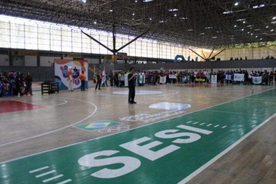 Delegações dos câmpus participam do 12º JIFSC em Blumenau