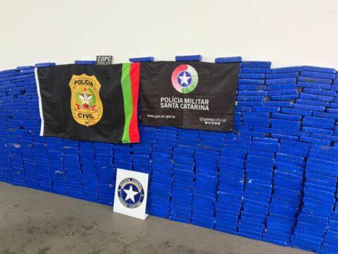 Apreensão de 441 Kg de maconha em Campo Erê