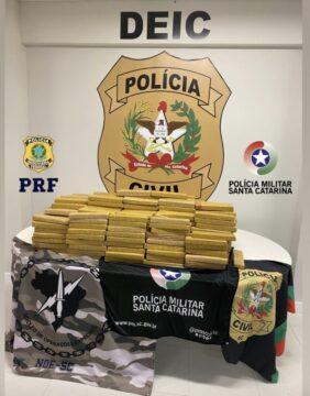 Apreensão de drogas em operação policial