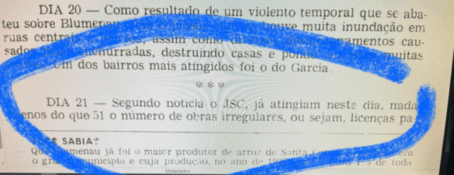 Prédios em desacordo com legislação em Blumenau