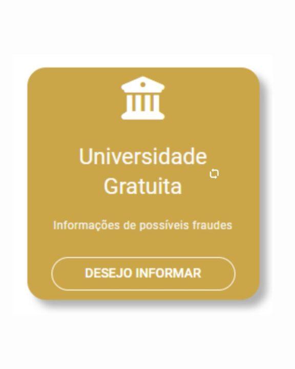 Imagem ilustrativa de denúncia de fraudes no Programa Universidade Gratuita
