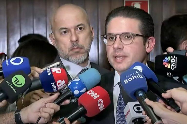 Presidente da Câmara Hugo Motta em coletiva