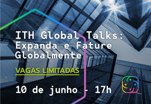 Imagem do evento ITH Global Talks mostrando estratégias de internacionalização