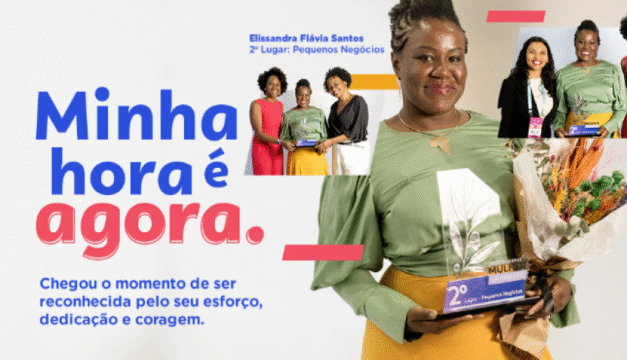 Mulher preenchendo formulário de inscrição