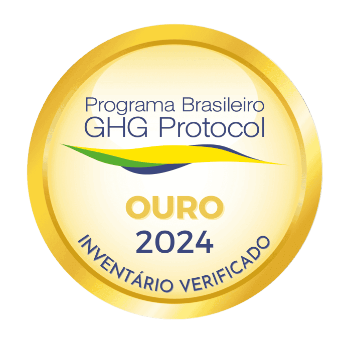 Inventário de GEE - Selo Ouro em avaliação de gases do efeito estufa