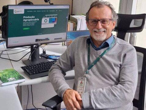 Foto de Jurandi Gugel, o novo diretor de Desenvolvimento Institucional da Epagri
