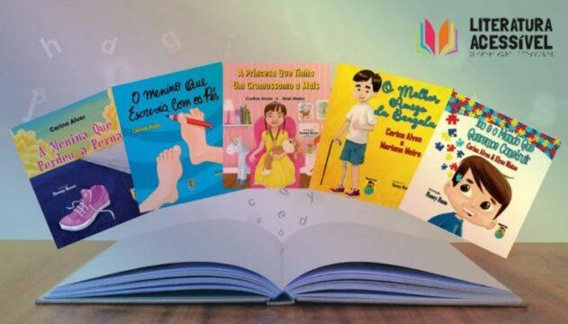 Imagem representativa da diversidade na literatura acessível