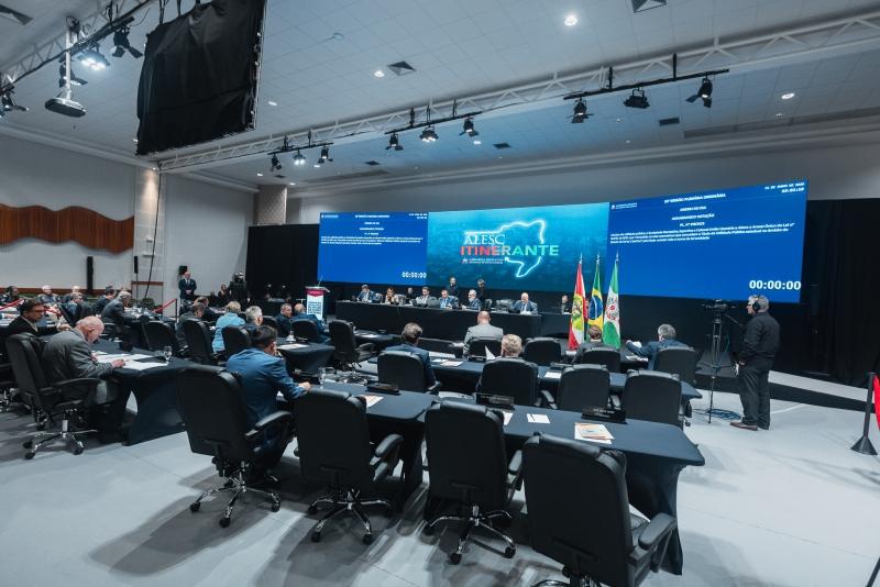 Sessão do Alesc Itinerante