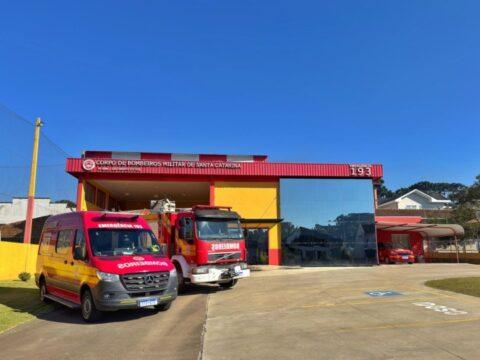 Imagem do Posto Avançado do Corpo de Bombeiros em São Bento do Sul