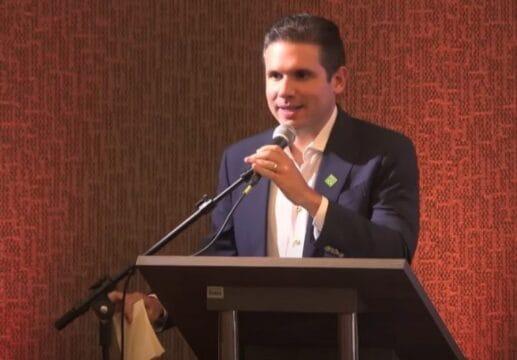 Presidente da Câmara dos Deputados Hugo Motta em evento sobre redução do custo Brasil