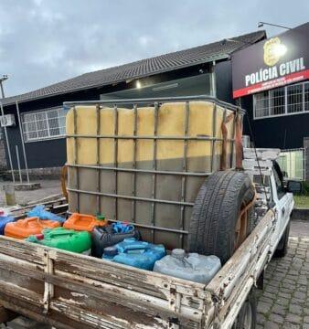 Funcionário da prefeitura sendo preso