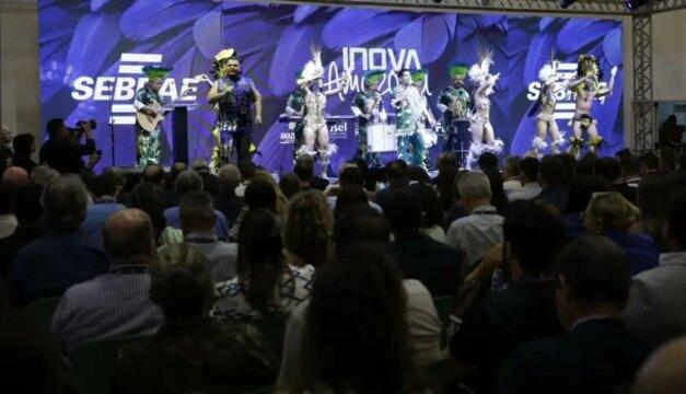 Logomarca do projeto Inova Biomas - Sebrae
