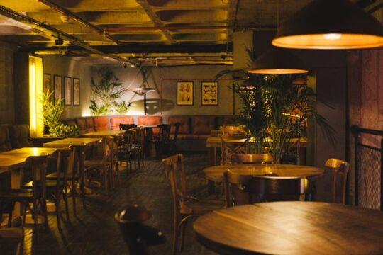 Ambiente romântico em restaurante