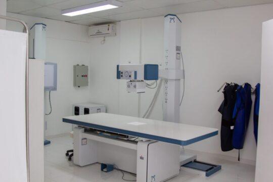 Equipamento de Raio-X em Unidade de Pronto Atendimento