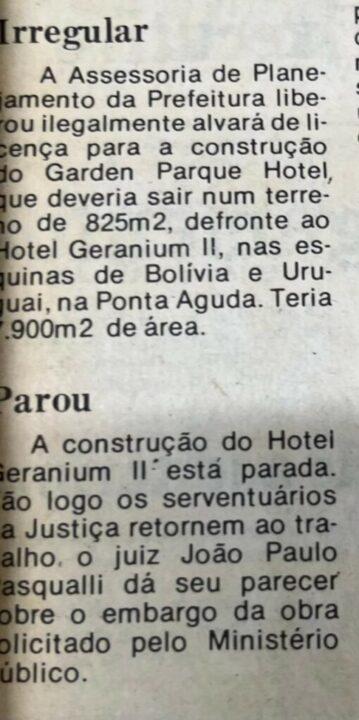 edificações irregulares em Blumenau