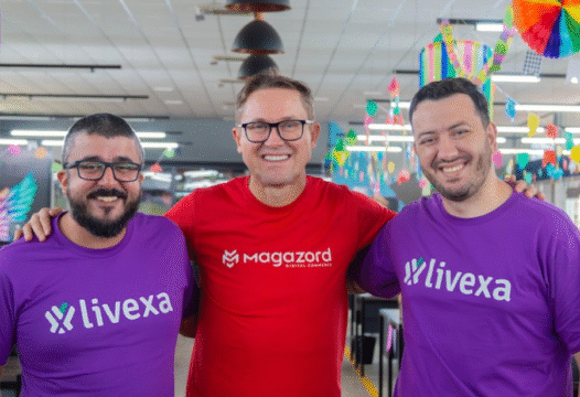 Logo da Magazord e Livexa