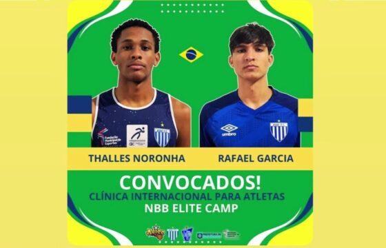 Atletas Thalles Noronha e Rafael Garcia convocados para evento de basquete