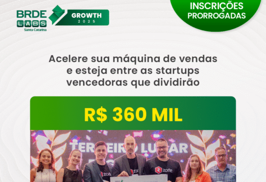 Startups em crescimento durante programa BRDE Labs SC