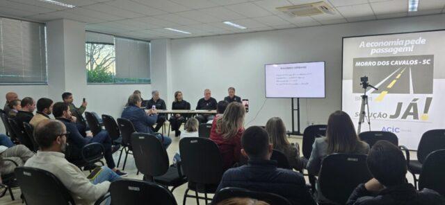 Associações Empresariais do Sul de Santa Catarina unidas em campanha Morro dos Cavalos