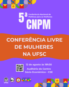 Mulheres participando de conferência