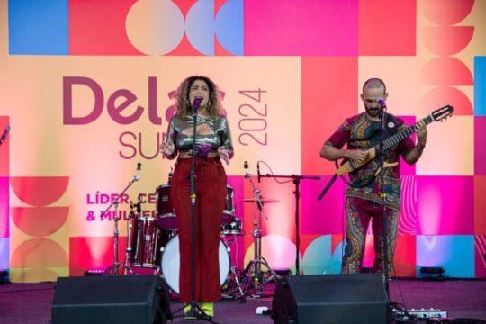 Mulheres participando do Delas Summit 2025