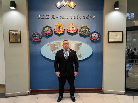 Delegado da DRACO/DEIC participando de treinamento internacional sobre narcóticos