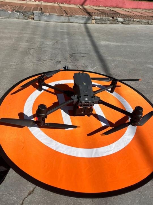 Drone DJI Matrice 30T operacional do CBMSC em Capinzal