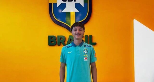 Dudu zagueiro convocado para a Seleção Brasileira Sub-17