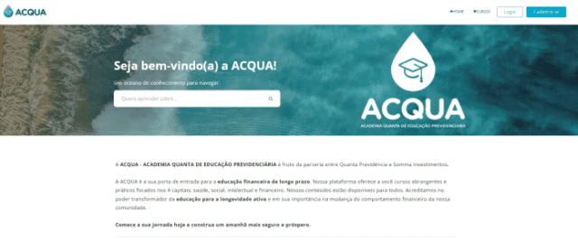 ACQUA - Plataforma de Educação Financeira para Jovens