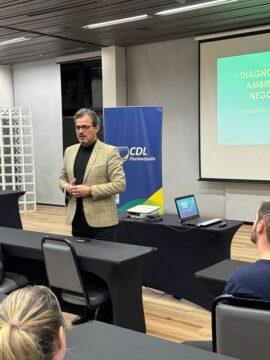 Empresários do Estreito discutem desafios do comércio local na CDL Florianópolis