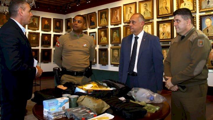 Kits de Atendimento Pré-Hospitalar Tático pela PMSC e Ministério Público de Santa Catarina