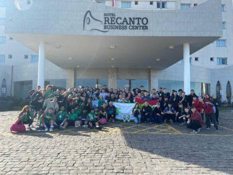 Estudantes do IFSC competindo no JIFSul 2025