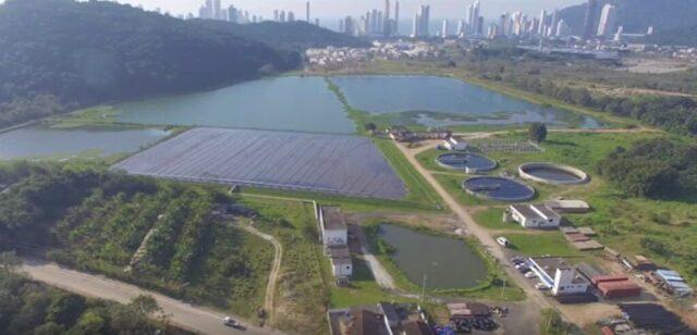 Estação de Tratamento de Esgoto da Emasa em Balneário Camboriú