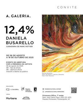Obra da exposição 12,4% de Daniela Busarello