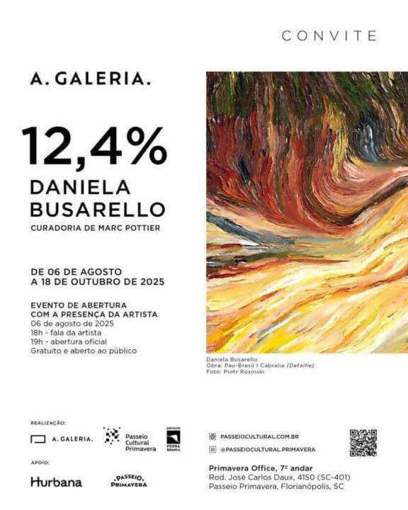 Obra da exposição 12,4% de Daniela Busarello