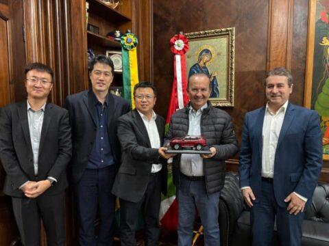 Reunião estratégica da GWM Brasil com o governador de Santa Catarina