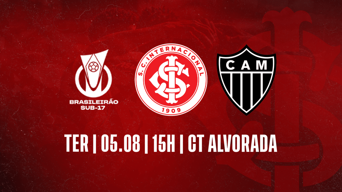 Ingressos para Internacional x Atlético-MG no Campeonato Brasileiro Sub-17 2025