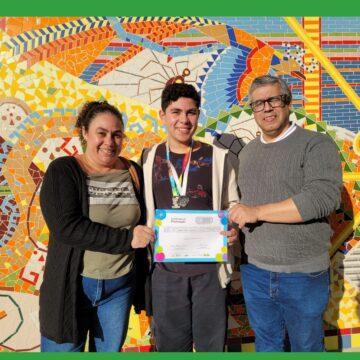Alunos premiados na Obmep